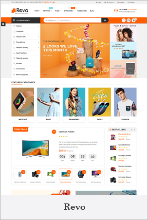 Revo - Responsive MultiPurpose HTML 5 Template (Mobile Layouts Included)