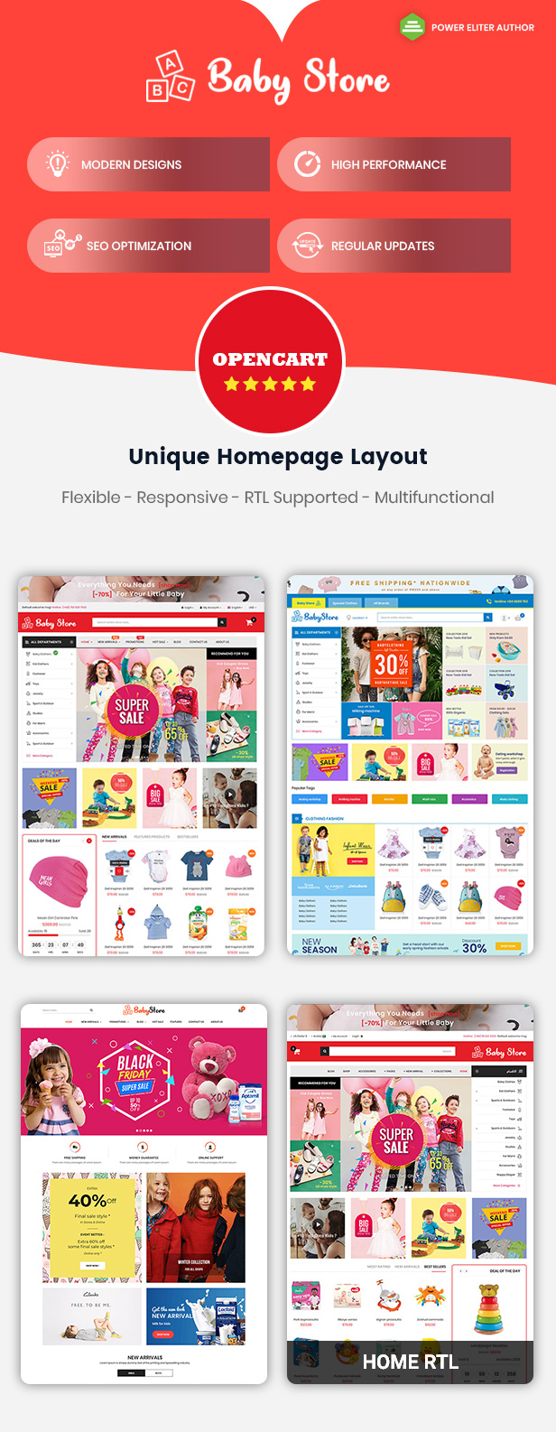 Babystore - Opencart Theme