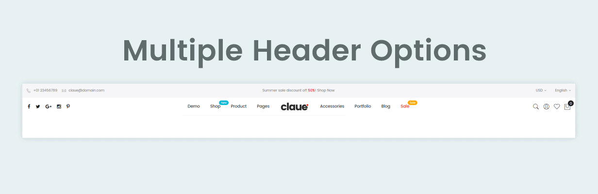 The Clean & Minimalist OpenCart Theme