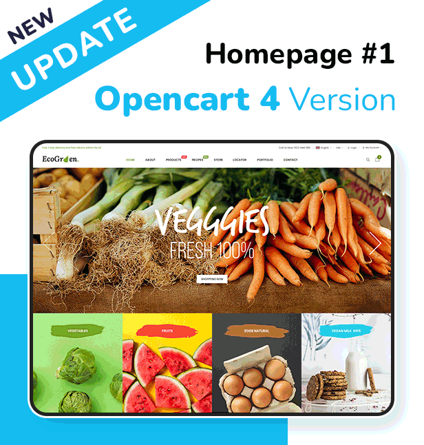 ecogreen - Opencart Theme