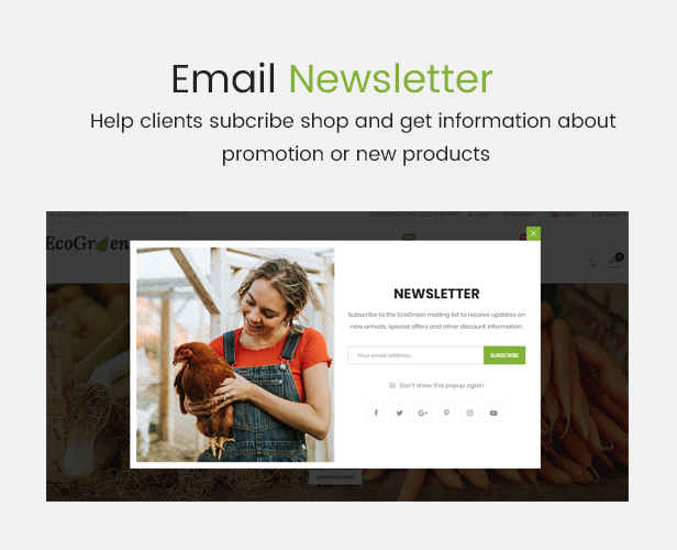 EcoGreen – Multipurpose Responsive OpenCart 3 Theme With Mobile Layouts (Organic Food Topic)