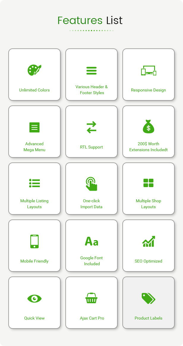 ecogreen - Opencart 3 Theme