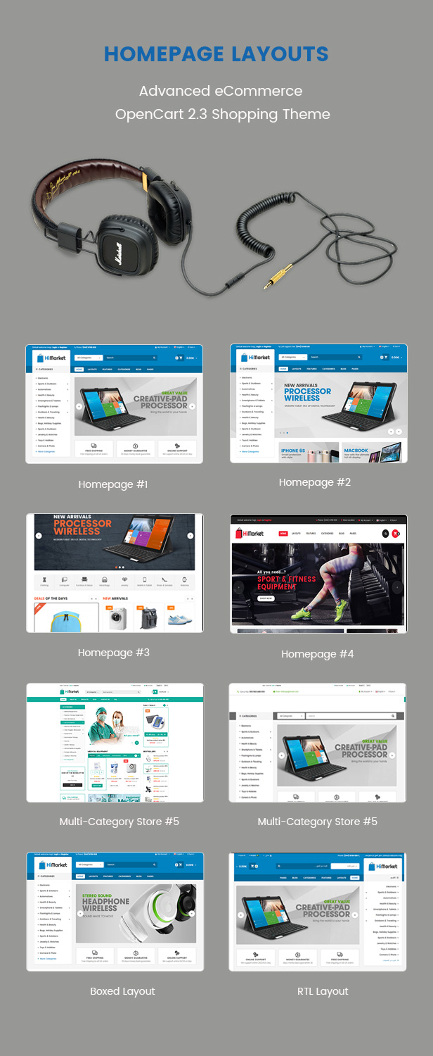HiMarket - Opencart Theme