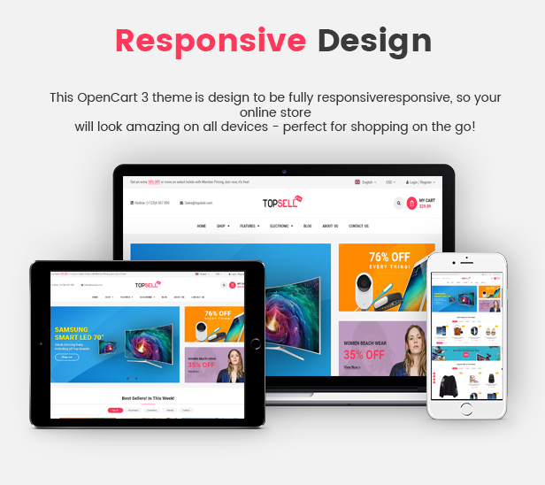Topsell - Opencart Theme