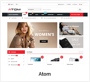 Atom - Multipurpose WordPress Theme