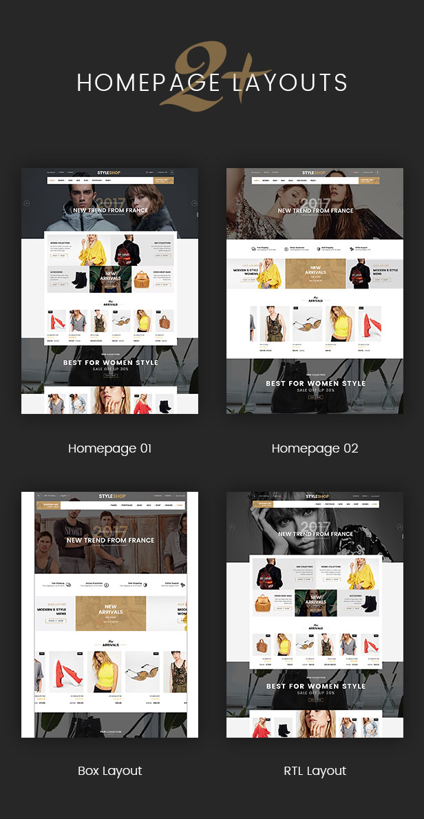 SW StyleShop - HomePages