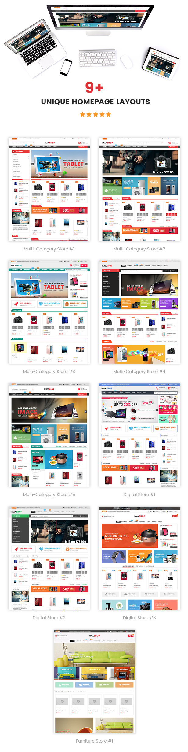 Maxshop - Responsive Elementor WooCommerce WordPress Theme - Homepage Styles