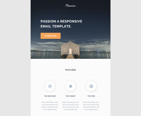 passion - free email template html5/css3