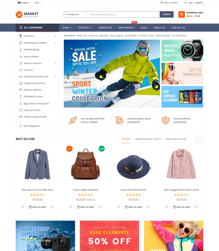 top 5 best magento themes