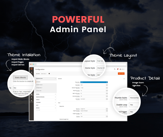 Destino - admin panel