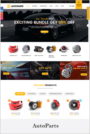AutoParts – The Auto Parts, Tools, Equipments and Accessories Store Shopify Theme with Sections
