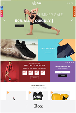 Box - The Clean, Minimal & Multipurpose Shopify Theme with Sections (10+ HomePages)