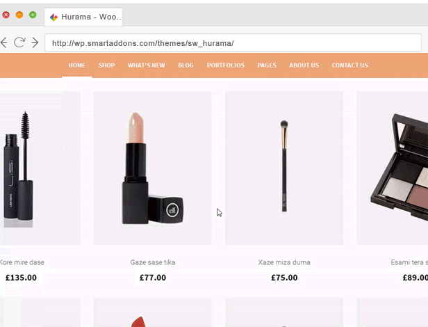 Quick view - Hurama - Beauty Store WordPress Theme and More!