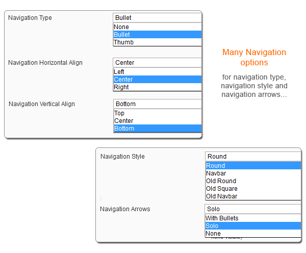 Navigation style Navigation style