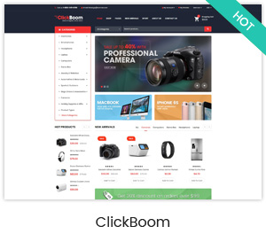 8 clickboom - Market - Premium Responsive Magento 2 and 1.9 Store Theme with Mobile-Specific Layout (23 HomePages)