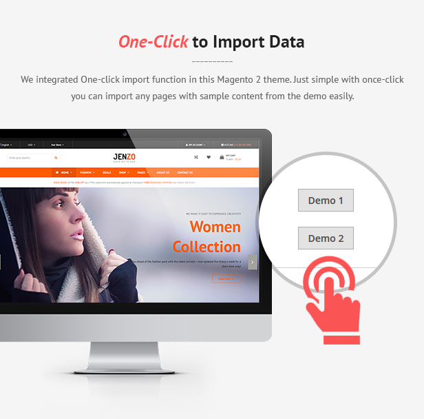 ONE-CLICK TO IMPORT DATA