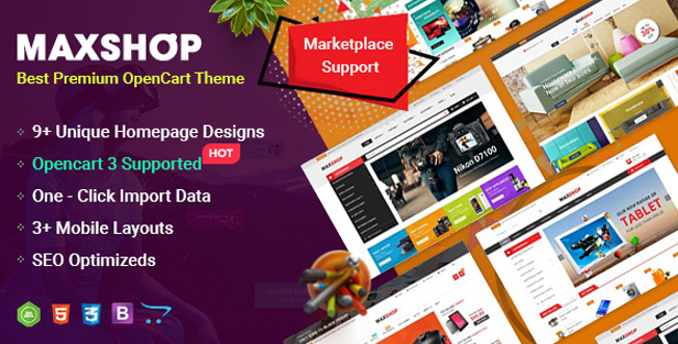 eMarket - Multi-purpose MarketPlace OpenCart 3 Theme (30+ Homepages & Mobile Layouts Included) - 19