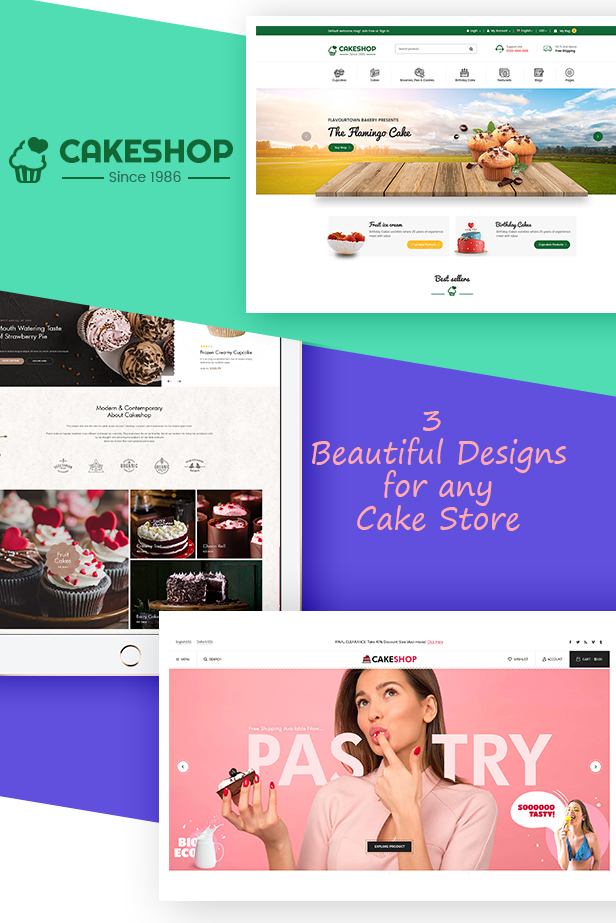 cakeshop - Opencart Theme