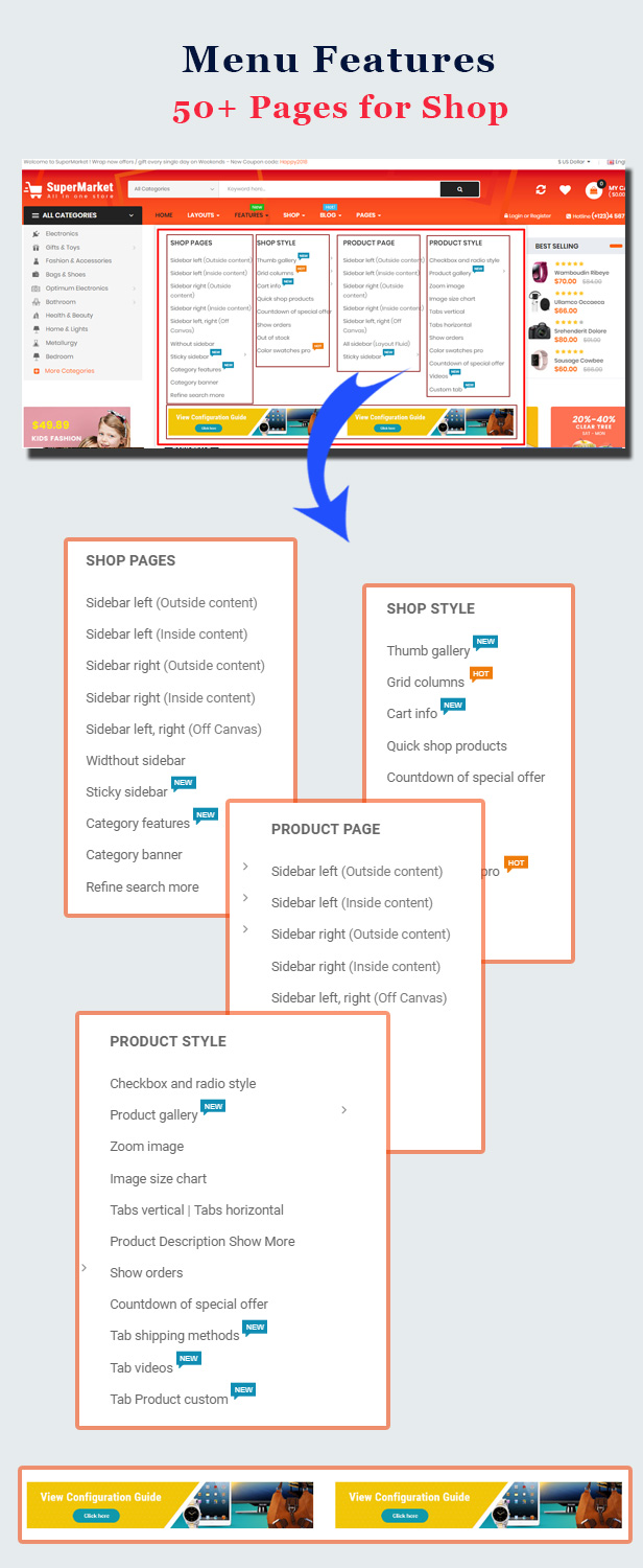 SuperMarket - Opencart Theme