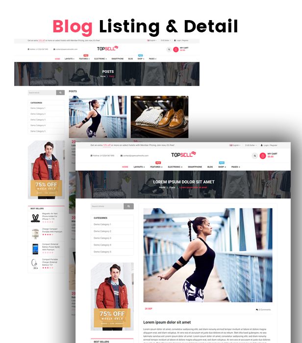 Topsell - Opencart 3 Theme