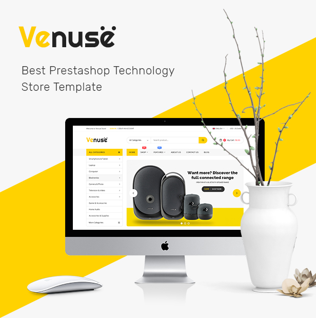 Venuse - Premium Responsive PrestaShop 1.7 Digital Theme - 2