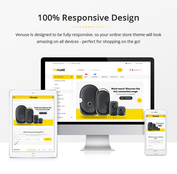 Venuse - Premium Responsive PrestaShop 1.7 Digital Theme - 3