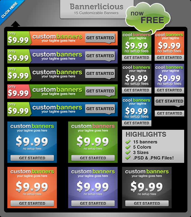 Download FREEBIES 1: Free Impressive Web Banner Ads Mockups, Sale ...