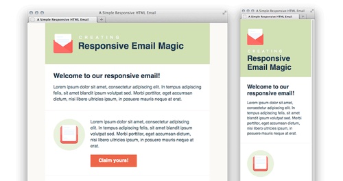 Simple Responsive HTML Email.
