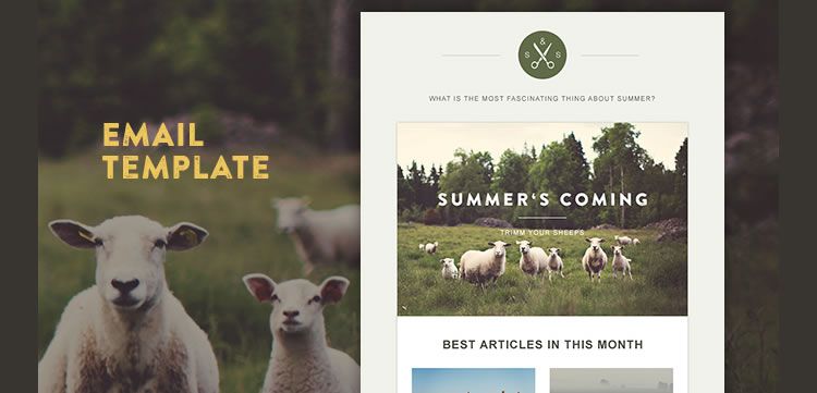 Green Village HTML Template responsive email